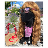 Sonnenbrille Fashion schwarz rot 3