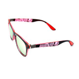 Sonnenbrille Fashion schwarz rot