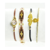 Armband 925 Silber Feder vergoldet 05