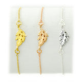 Armband Blatt gold rosé silber