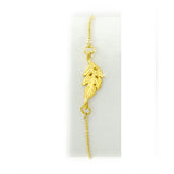 Armband Blatt gold