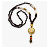 Halskette Nepal Buddha Anhänger Blumen B