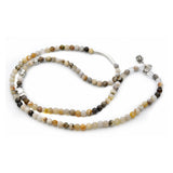 Wickelarmband Buddha weiss grau silber Herz Krone B