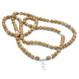 Wickelarmband Armband Mala Feder Woodsjaspis 2