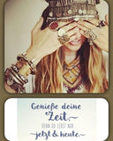 Halskette Nepal Buddha Anhänger Blumen 05