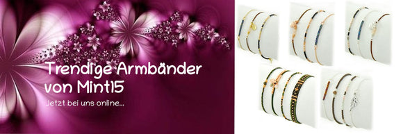 Trendige filigrane Armbänder mit Liebe hergestellt. Handgeknüpfte Armbänder aus Mijuki Perlen, als Geschenk oder für Sie selbst. Schmuck online Shop.