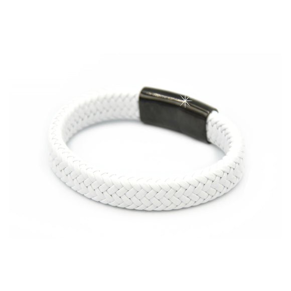 Armband geflochten weiss 1