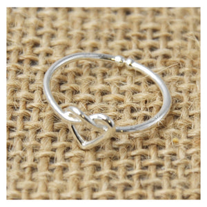 Ring Herz 925 Silbe
