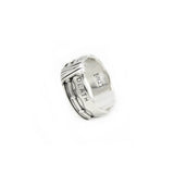 Ring Vintage "Until Death" silber 3