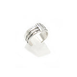 Ring Vintage "Until Death" silber 1