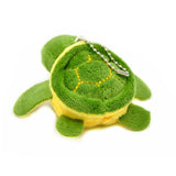 Schlüsselanhänger Schildkröte Plüsch grün gelb 1