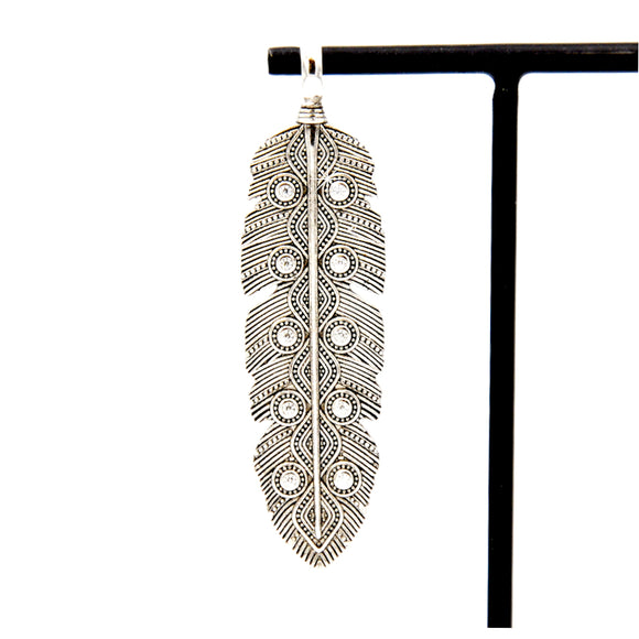Anhänger Adler Feder 925 Sterling Silber