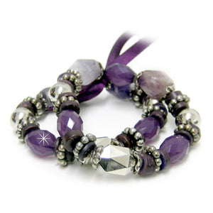 Armband Amethyst Violett