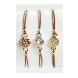 Armband Braun silber gold rosé