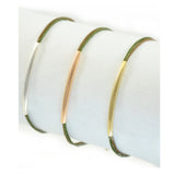 Armband olivegrün Rohr gold silber rosé