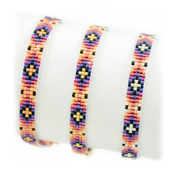 Armband Miyuki Gipsy Chique Perlen gold silber rosé