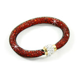 Armband Stardust Zirkonias rot