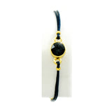 Armband marineblau gold