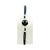 Armband marineblau silber 