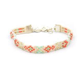 Armband Miyuki Perlen Silber 