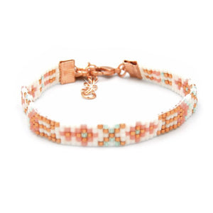 Armband Miyuki Perlen Gold Silber Rotgold
