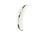 Armband Miyuki schwarz Perlen rosé
