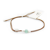 Armband türkis Glasperlen silber 