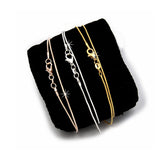 Halskette Schlangenkette 925 Sterling Silber Gold Rosegold 56cm 4