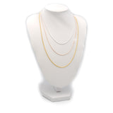Halskette Schlangenkette 925 Sterling Silber Gold Rosegold 56cm 1