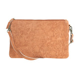 Handtasche Wildleder Lachs