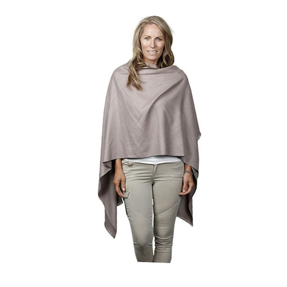 Poncho Davos beige