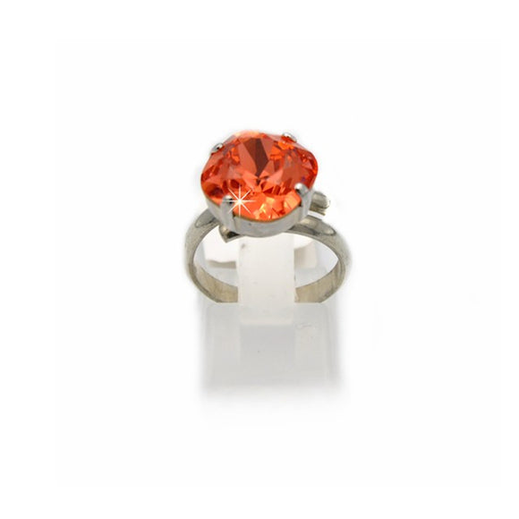 Ring Apricot Swarovski Components