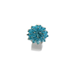 Ring Rhombus blau