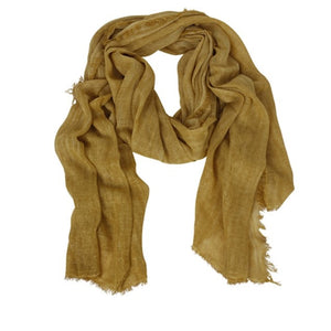 Schal Scarf Iris Mustard