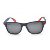 Sonnenbrille Trendy blau rot A