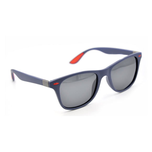 Sonnenbrille Trendy blau rot B