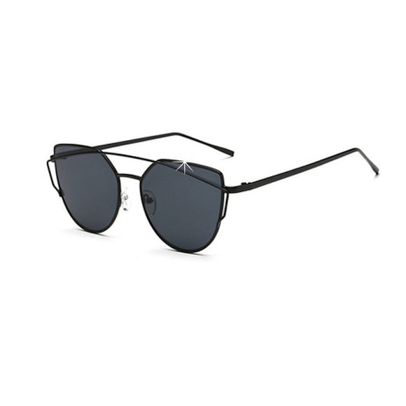 Sonnenbrille Cat Eye schwarz