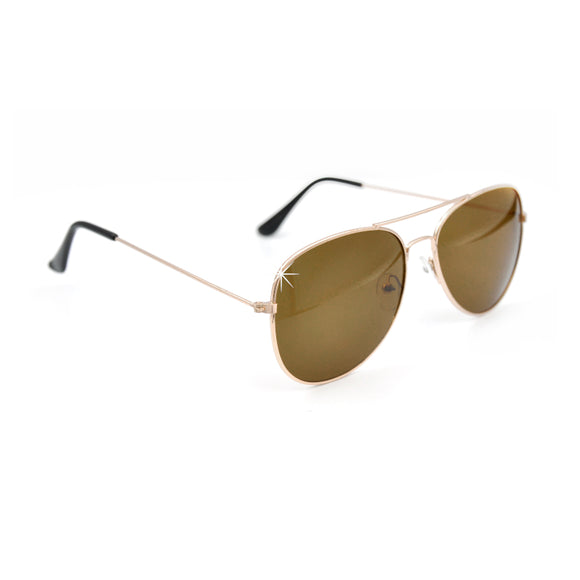 Sonnenbrille  Pilot braun gold B