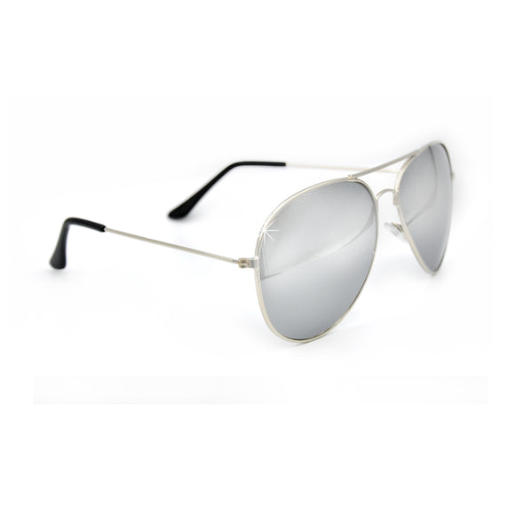 Sonnenbrille Pilot grau silber A