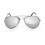 Sonnenbrille Pilot Spiegel grau silber B