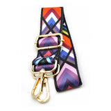 Taschengürtel violett pink blau schwarz orange