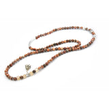 Wickelarmband Buddha rot silber Herz Blume B