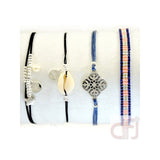 Armband Miyuki Perlen Block Party gold silber 05